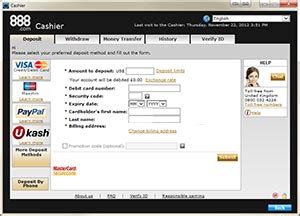 888 poker cashier|The 'Cashier' .